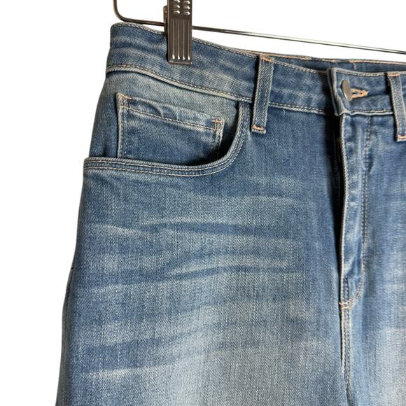 L’Agence Selma Flare Leg High Rise Denim Blue Jeans Size 27 - Picture 8 of 13